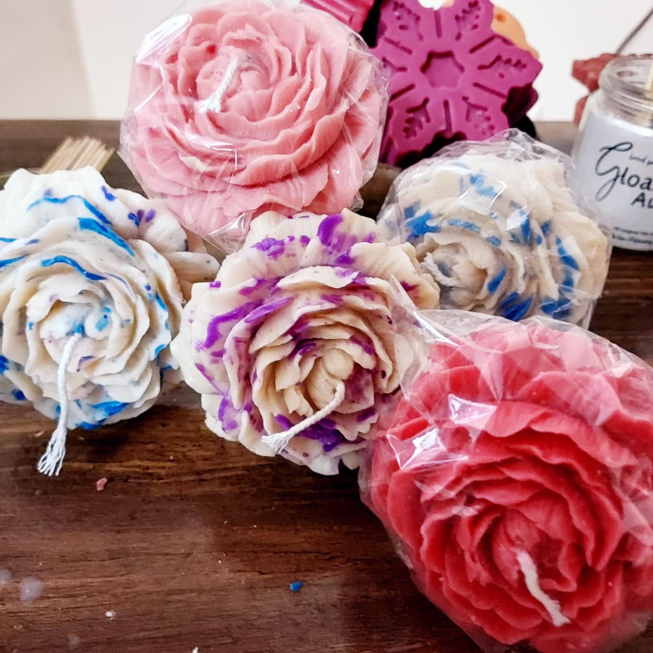 Hamper Box- Bouquet Candle