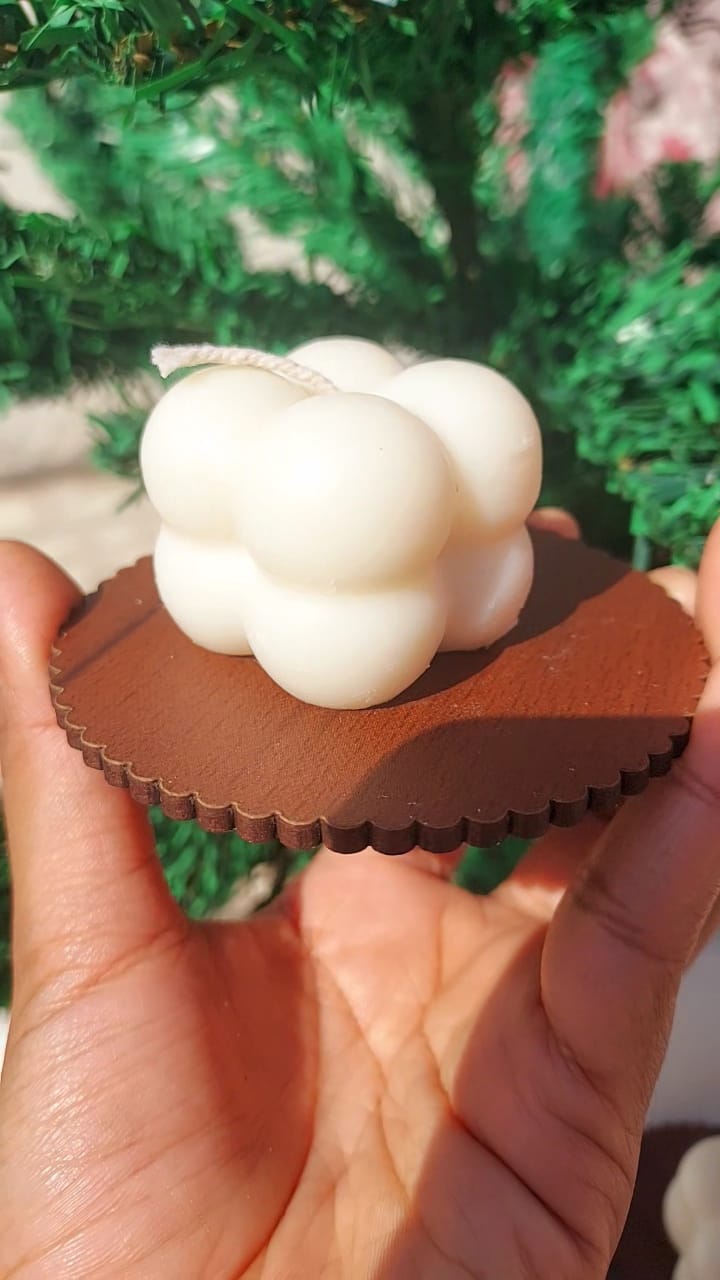 Mini Bubble Candle set of 6