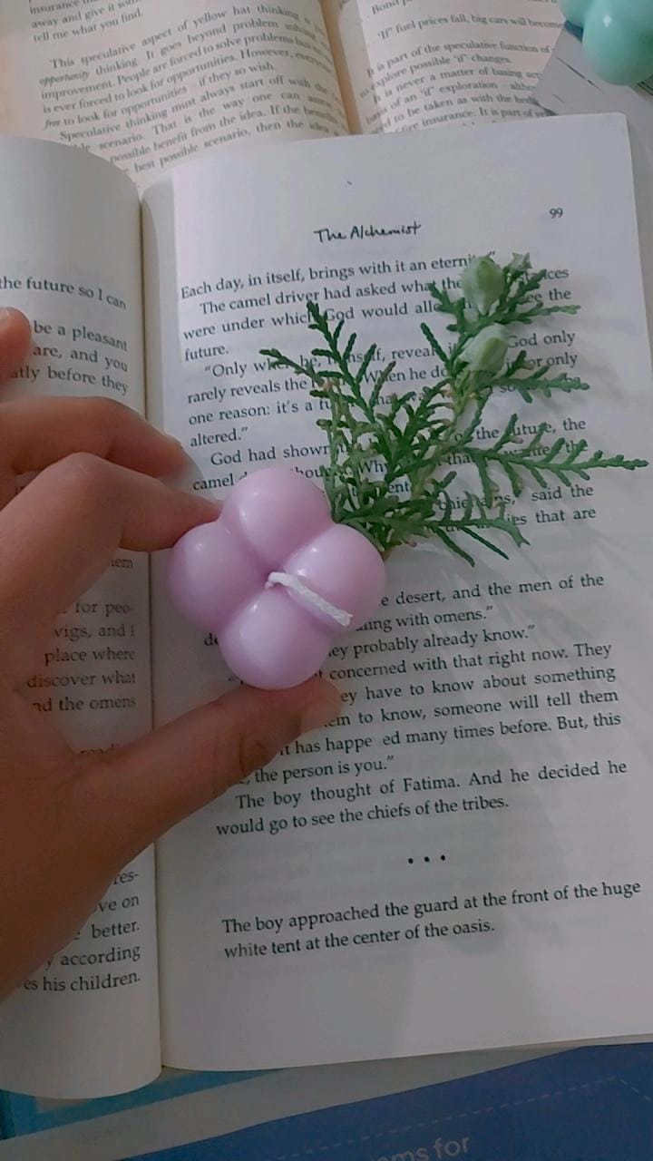 Mini Bubble Candle set of 6