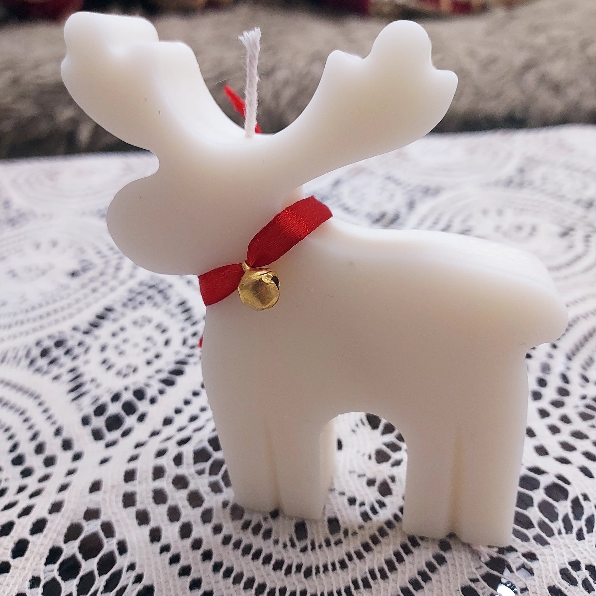 Reinder motif Candle